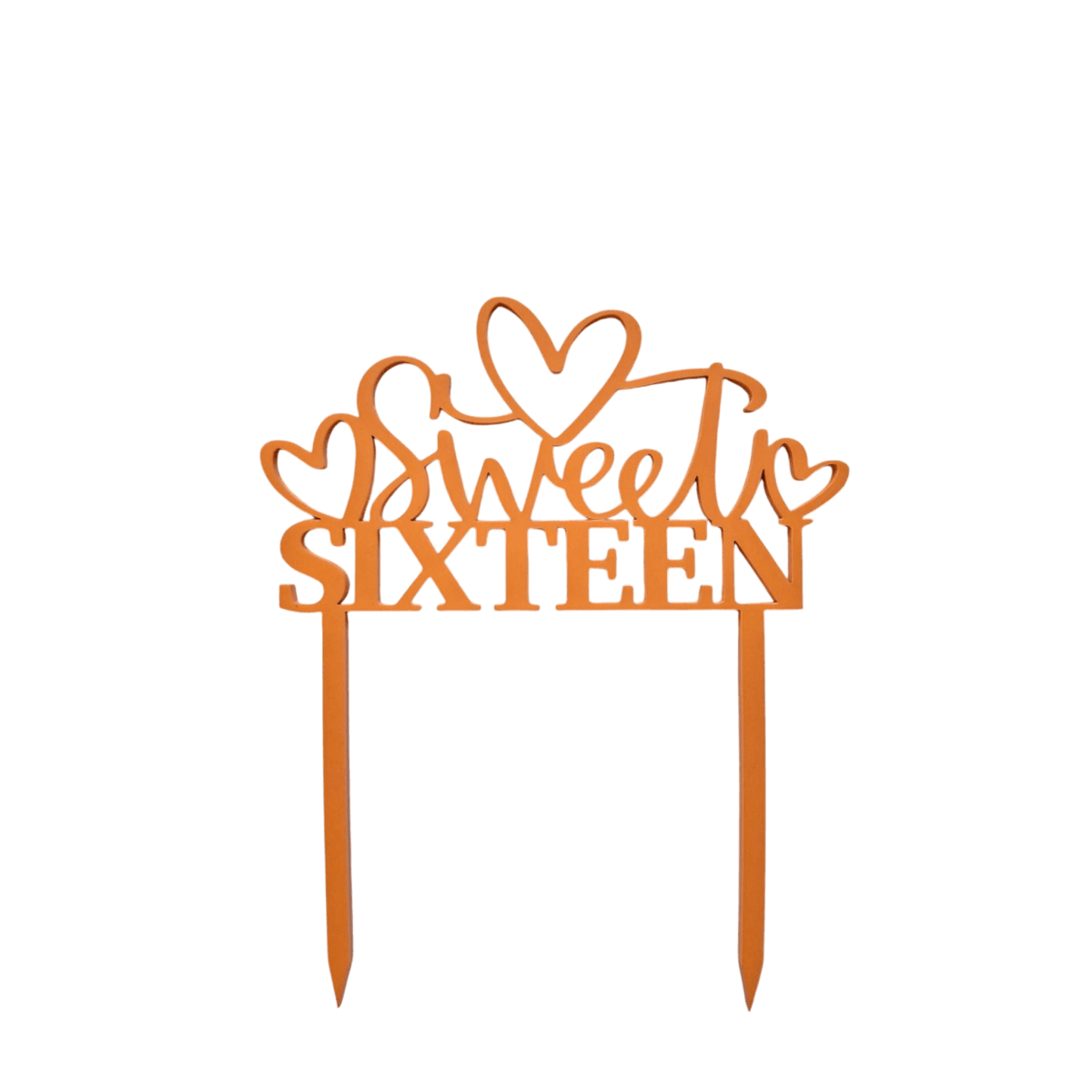 Taarttopper "Sweet Sixteen" - Laserboertje