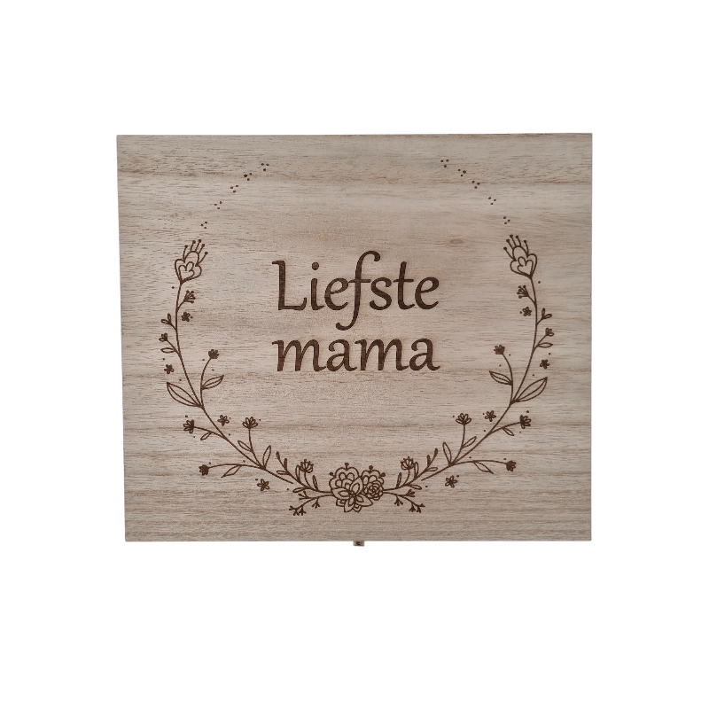 Theedoosje liefste mama - Laserboertje